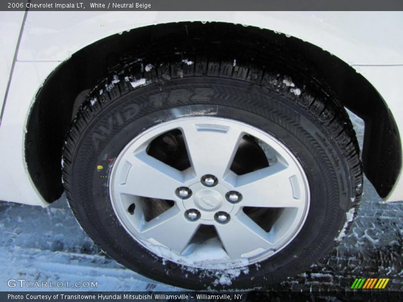 White / Neutral Beige 2006 Chevrolet Impala LT