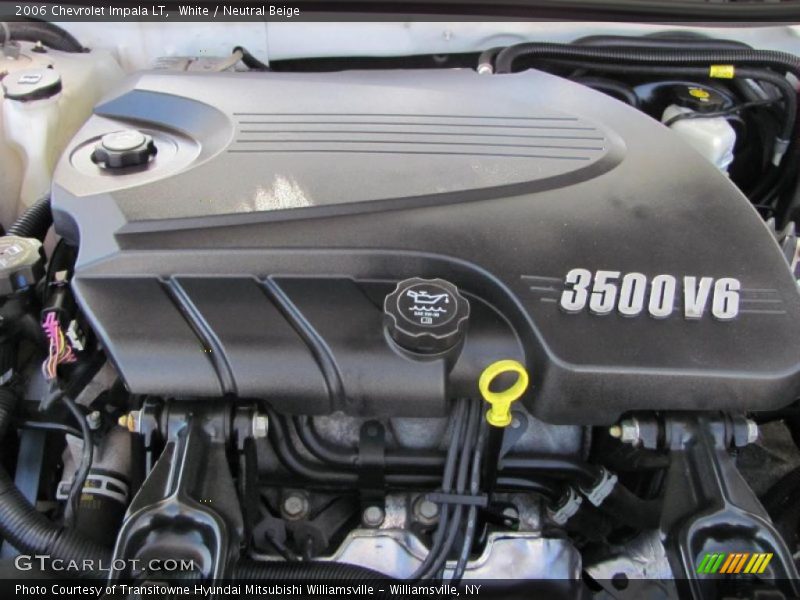 White / Neutral Beige 2006 Chevrolet Impala LT