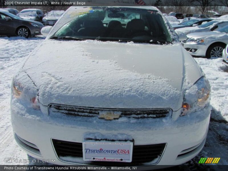 White / Neutral Beige 2006 Chevrolet Impala LT