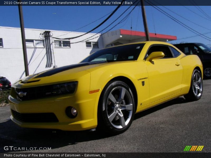 Rally Yellow / Black 2010 Chevrolet Camaro SS Coupe Transformers Special Edition