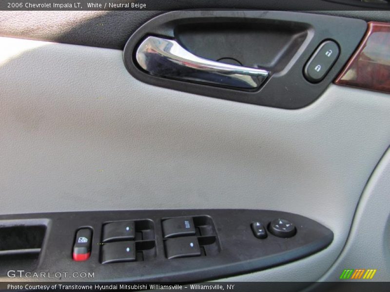White / Neutral Beige 2006 Chevrolet Impala LT