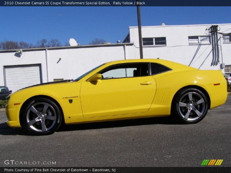 Rally Yellow / Black 2010 Chevrolet Camaro SS Coupe Transformers Special Edition