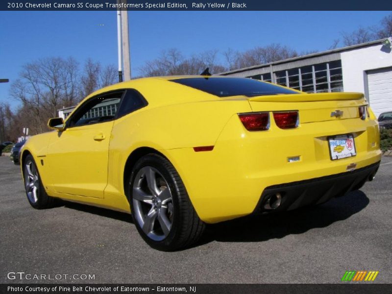 Rally Yellow / Black 2010 Chevrolet Camaro SS Coupe Transformers Special Edition