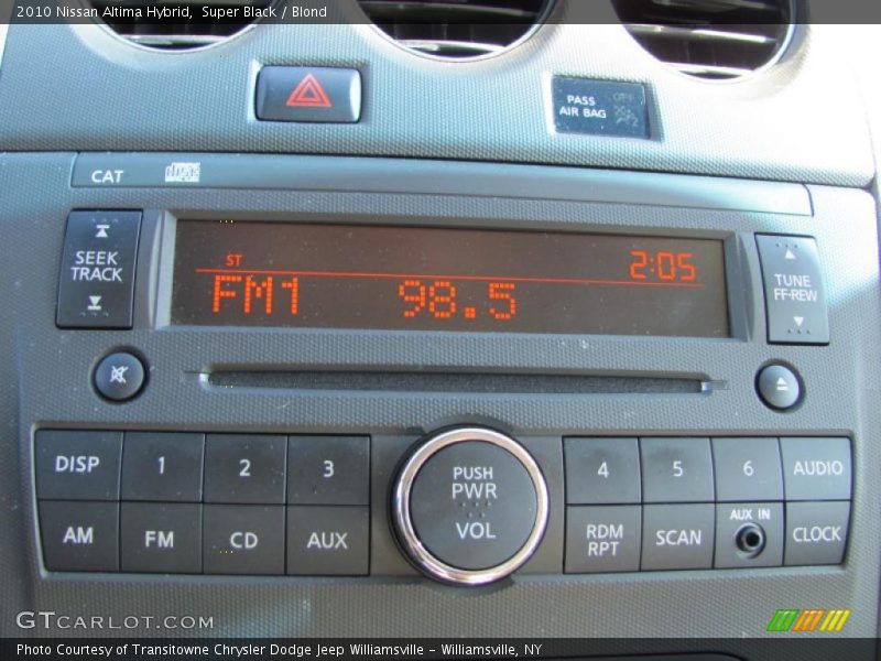 Super Black / Blond 2010 Nissan Altima Hybrid