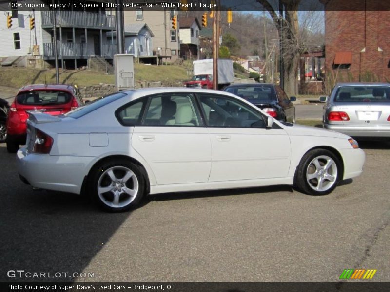 Satin White Pearl / Taupe 2006 Subaru Legacy 2.5i Special Edition Sedan