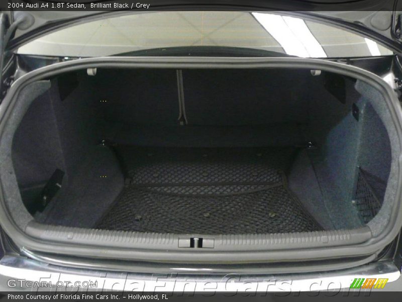 Brilliant Black / Grey 2004 Audi A4 1.8T Sedan