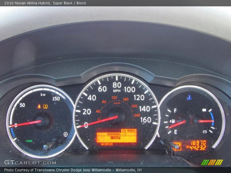 Super Black / Blond 2010 Nissan Altima Hybrid