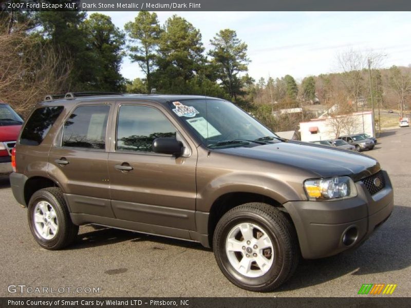 Dark Stone Metallic / Medium/Dark Flint 2007 Ford Escape XLT