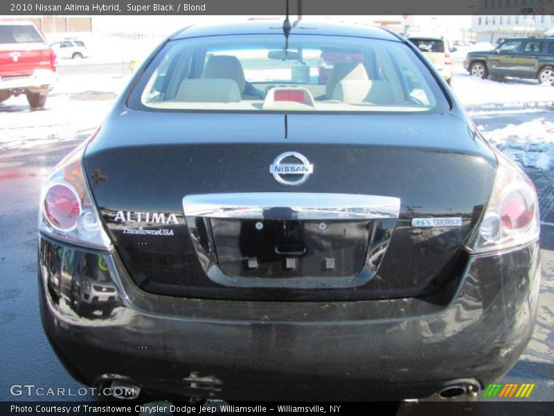 Super Black / Blond 2010 Nissan Altima Hybrid