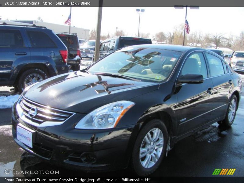 Super Black / Blond 2010 Nissan Altima Hybrid