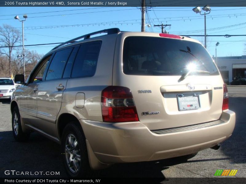 Sonora Gold Metallic / Ivory Beige 2006 Toyota Highlander V6 4WD