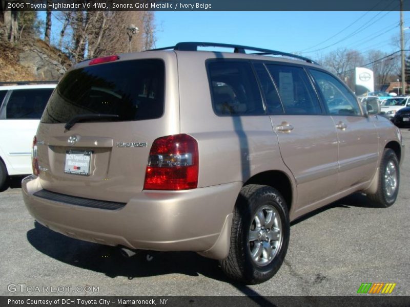 Sonora Gold Metallic / Ivory Beige 2006 Toyota Highlander V6 4WD