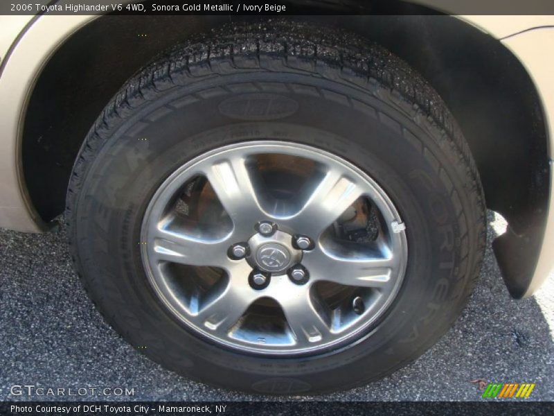 Sonora Gold Metallic / Ivory Beige 2006 Toyota Highlander V6 4WD