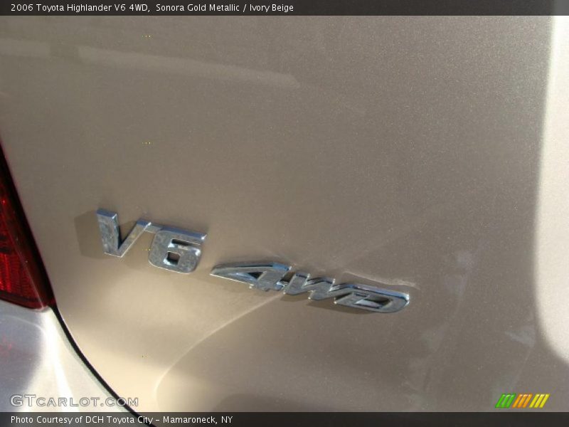 Sonora Gold Metallic / Ivory Beige 2006 Toyota Highlander V6 4WD