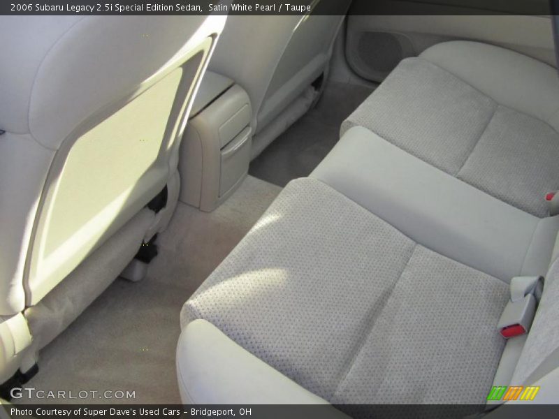 Satin White Pearl / Taupe 2006 Subaru Legacy 2.5i Special Edition Sedan
