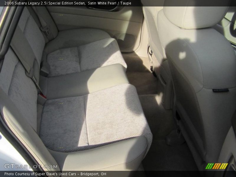 Satin White Pearl / Taupe 2006 Subaru Legacy 2.5i Special Edition Sedan