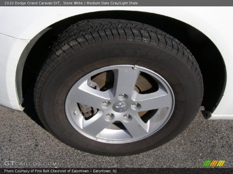 Stone White / Medium Slate Gray/Light Shale 2010 Dodge Grand Caravan SXT