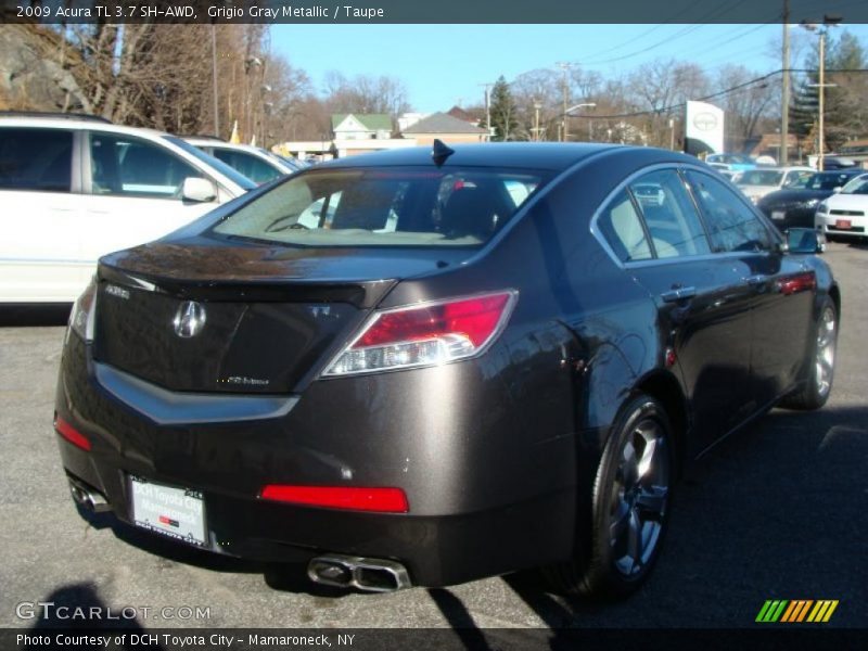 Grigio Gray Metallic / Taupe 2009 Acura TL 3.7 SH-AWD