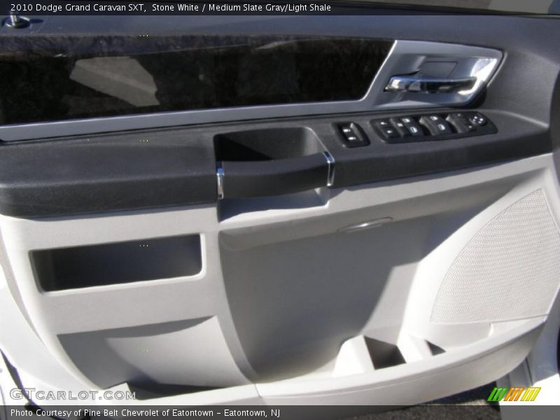 Stone White / Medium Slate Gray/Light Shale 2010 Dodge Grand Caravan SXT