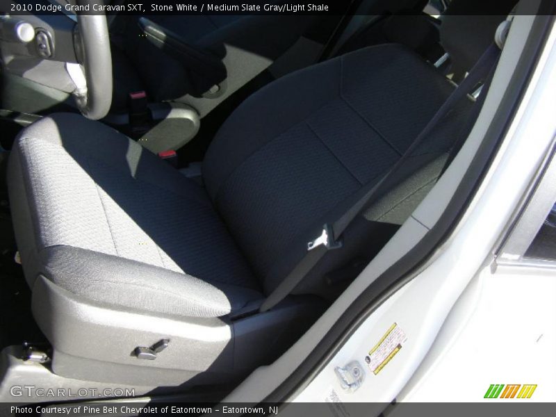 Stone White / Medium Slate Gray/Light Shale 2010 Dodge Grand Caravan SXT