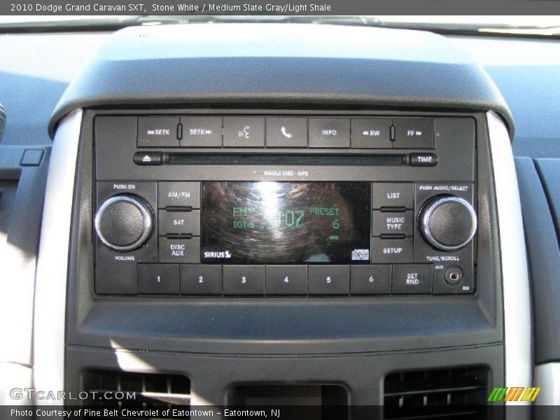 Stone White / Medium Slate Gray/Light Shale 2010 Dodge Grand Caravan SXT