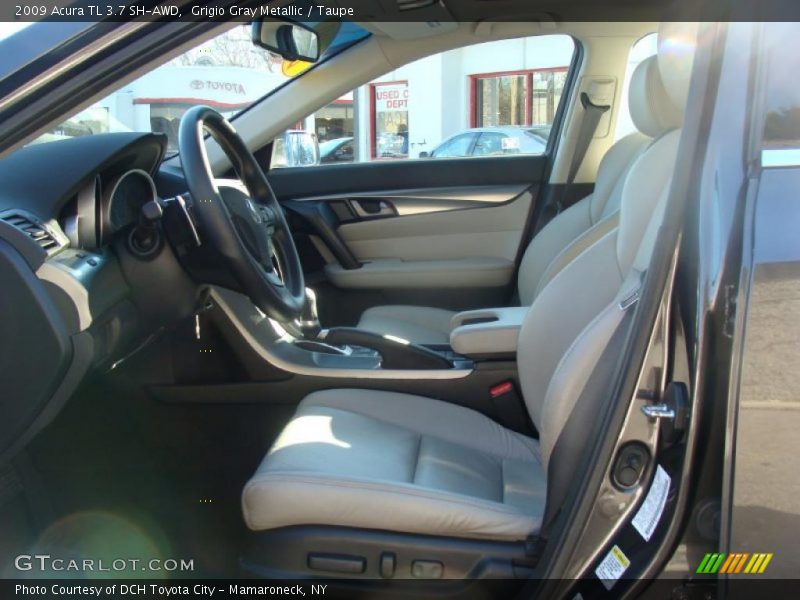 Grigio Gray Metallic / Taupe 2009 Acura TL 3.7 SH-AWD