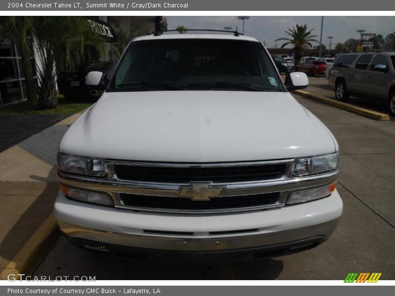 Summit White / Gray/Dark Charcoal 2004 Chevrolet Tahoe LT