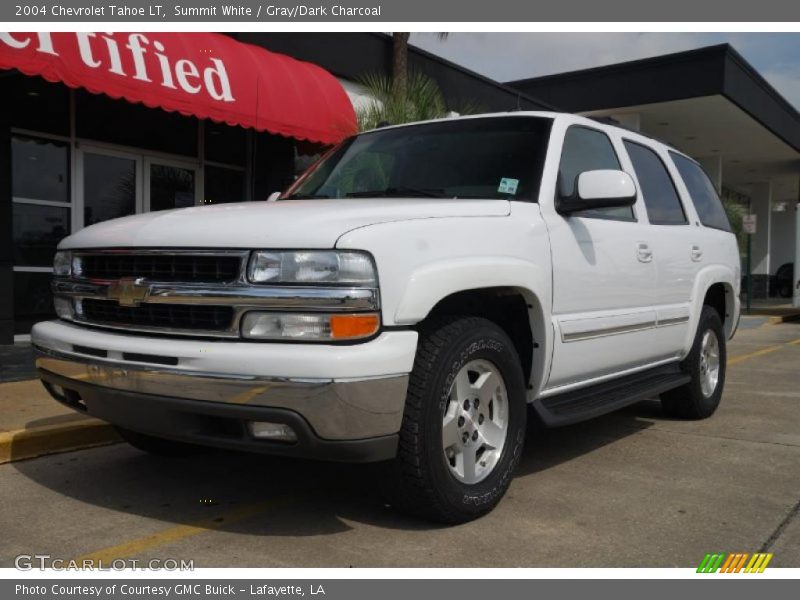 Summit White / Gray/Dark Charcoal 2004 Chevrolet Tahoe LT