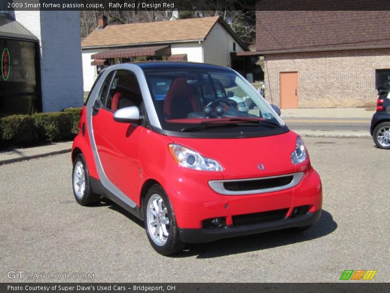 Rally Red / Design Red 2009 Smart fortwo passion coupe