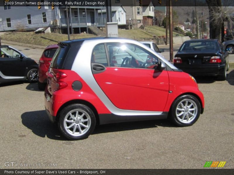 Rally Red / Design Red 2009 Smart fortwo passion coupe