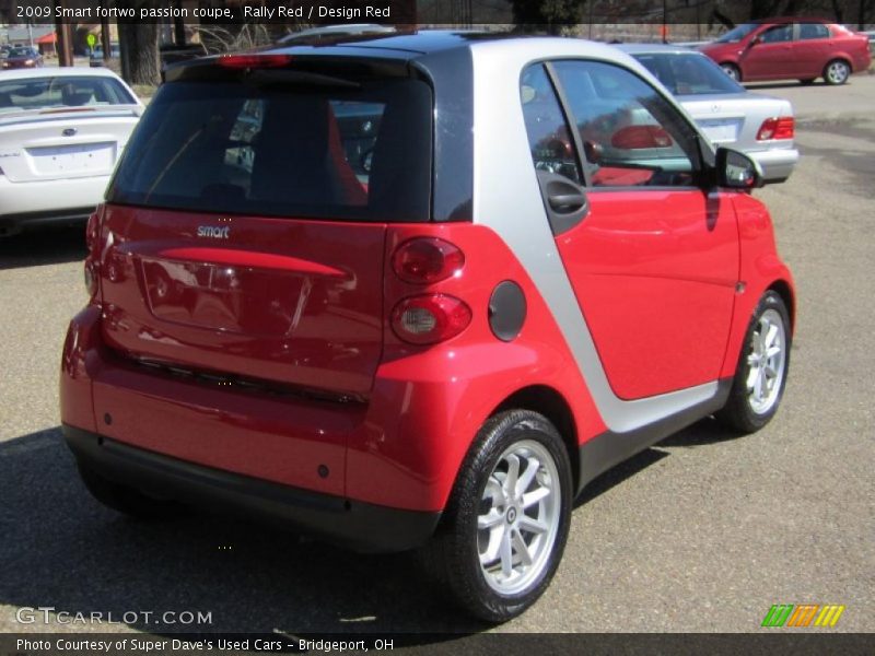 Rally Red / Design Red 2009 Smart fortwo passion coupe