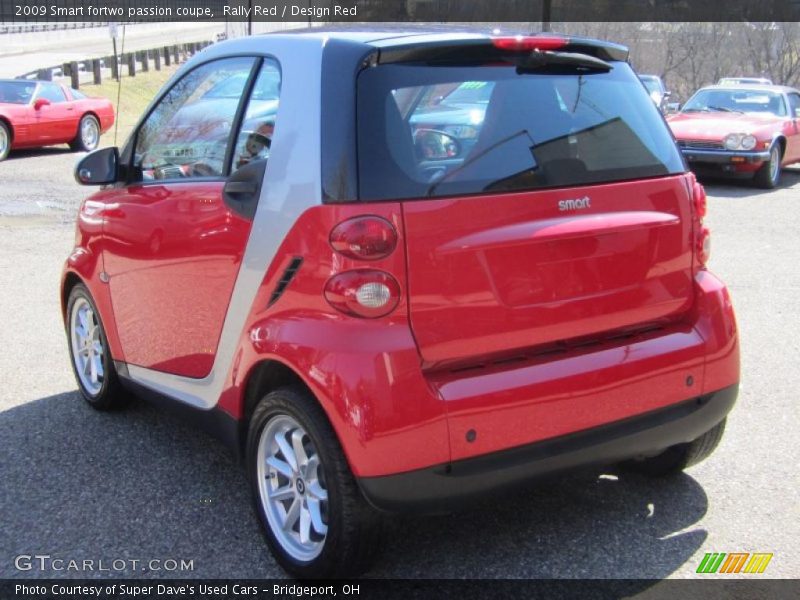 Rally Red / Design Red 2009 Smart fortwo passion coupe