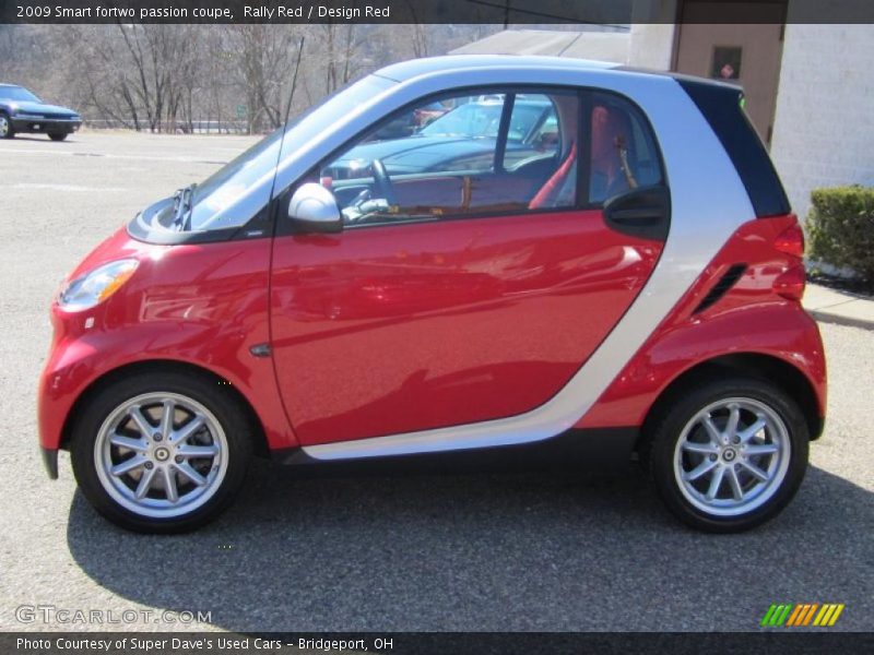 Rally Red / Design Red 2009 Smart fortwo passion coupe