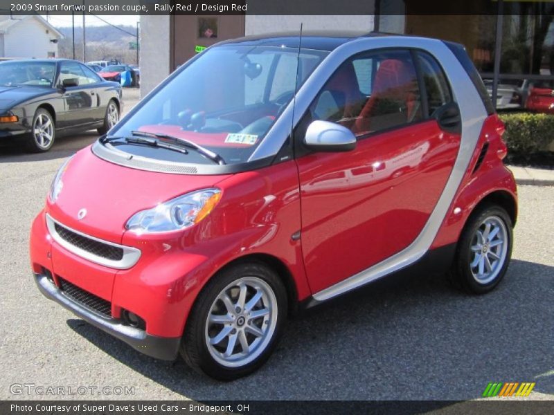 Rally Red / Design Red 2009 Smart fortwo passion coupe