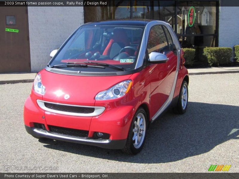 Rally Red / Design Red 2009 Smart fortwo passion coupe