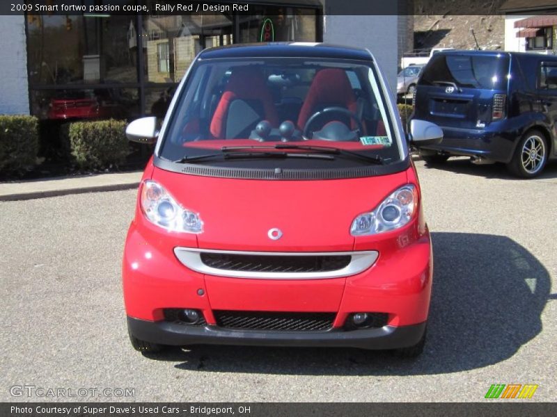 Rally Red / Design Red 2009 Smart fortwo passion coupe