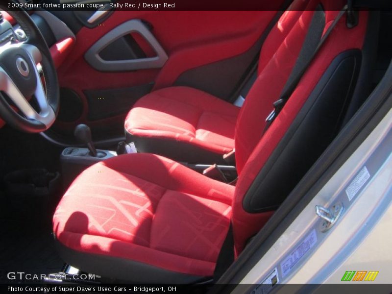Rally Red / Design Red 2009 Smart fortwo passion coupe