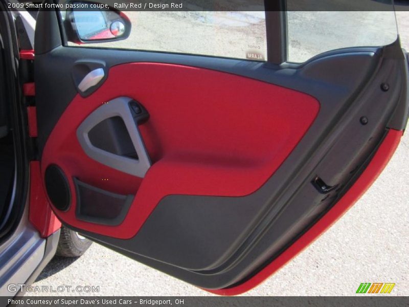 Rally Red / Design Red 2009 Smart fortwo passion coupe