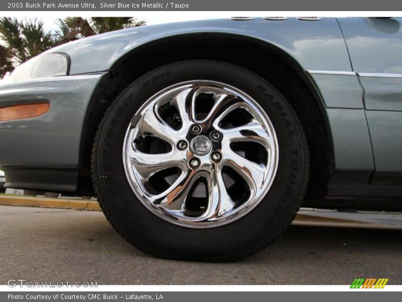 Silver Blue Ice Metallic / Taupe 2003 Buick Park Avenue Ultra