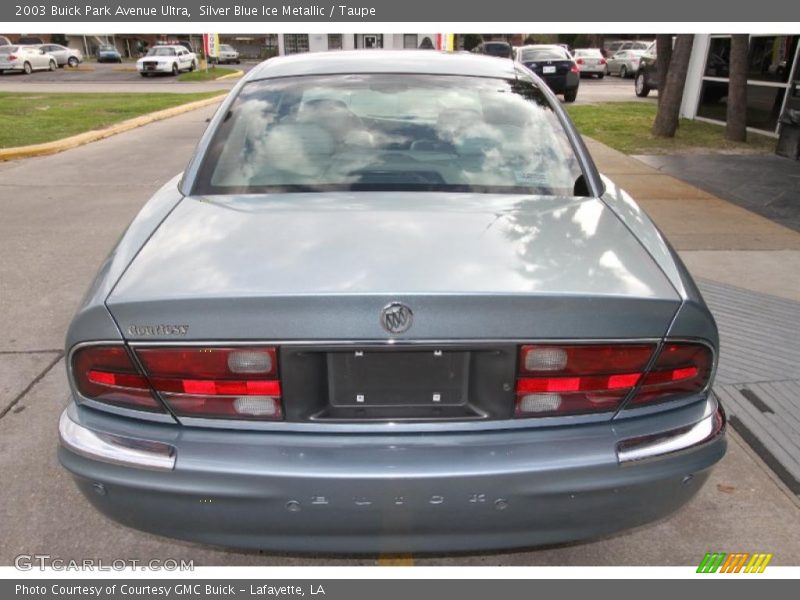 Silver Blue Ice Metallic / Taupe 2003 Buick Park Avenue Ultra