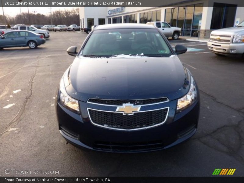 Imperial Blue Metallic / Jet Black/Medium Titanium 2011 Chevrolet Cruze LS