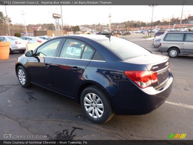 Imperial Blue Metallic / Jet Black/Medium Titanium 2011 Chevrolet Cruze LS
