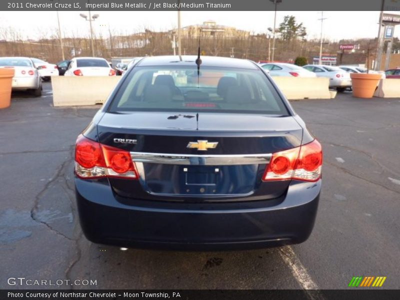 Imperial Blue Metallic / Jet Black/Medium Titanium 2011 Chevrolet Cruze LS