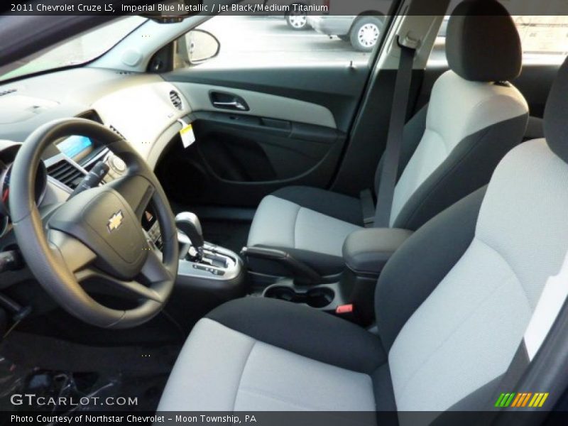 Imperial Blue Metallic / Jet Black/Medium Titanium 2011 Chevrolet Cruze LS