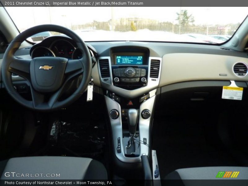 Imperial Blue Metallic / Jet Black/Medium Titanium 2011 Chevrolet Cruze LS
