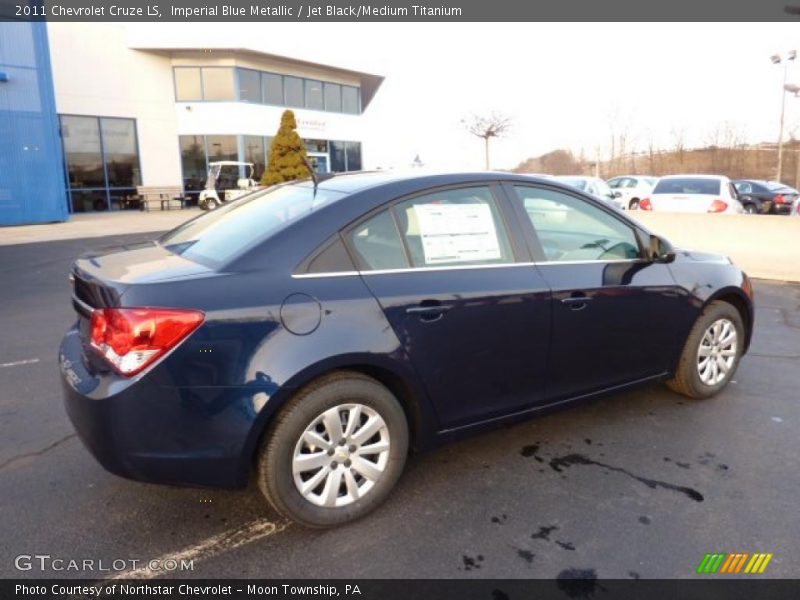 Imperial Blue Metallic / Jet Black/Medium Titanium 2011 Chevrolet Cruze LS
