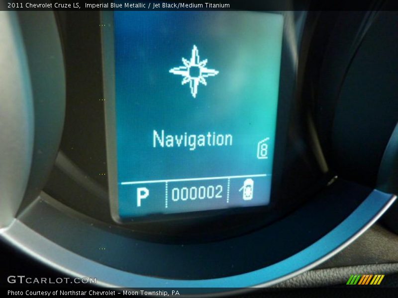 Imperial Blue Metallic / Jet Black/Medium Titanium 2011 Chevrolet Cruze LS