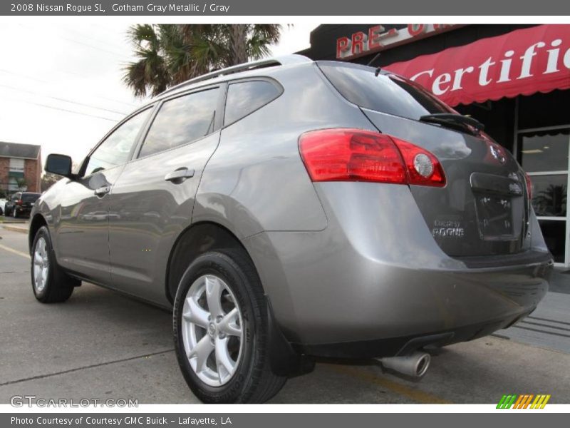 Gotham Gray Metallic / Gray 2008 Nissan Rogue SL