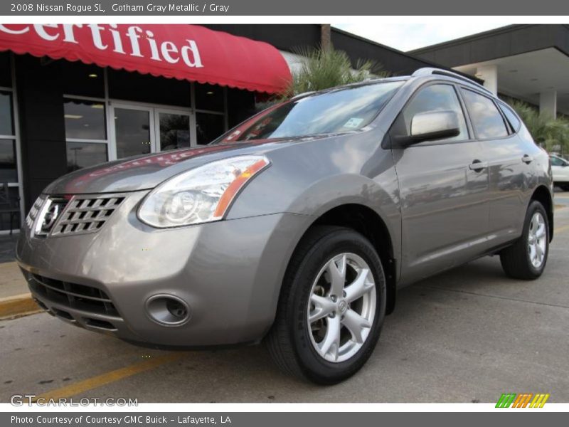 Gotham Gray Metallic / Gray 2008 Nissan Rogue SL