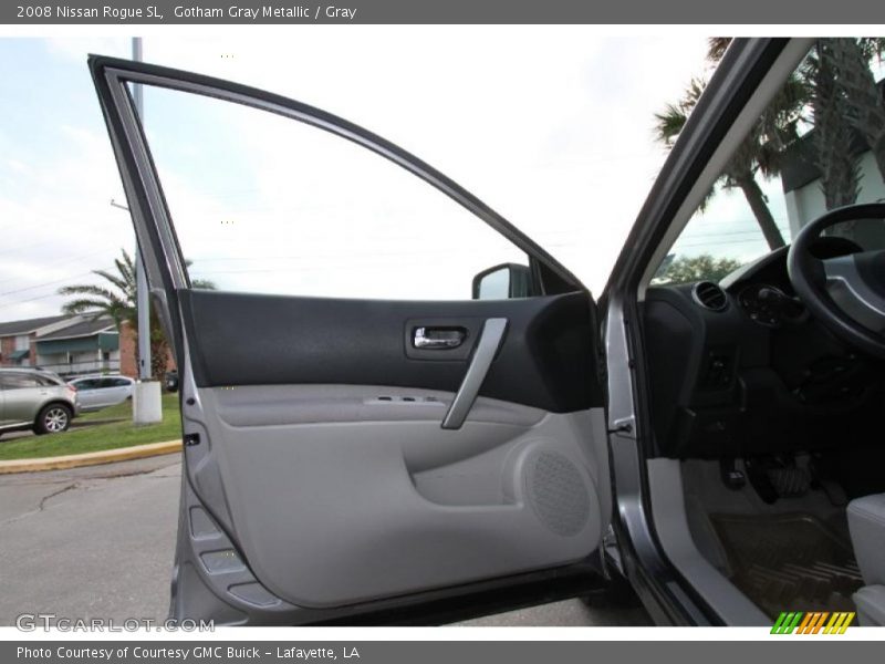Gotham Gray Metallic / Gray 2008 Nissan Rogue SL